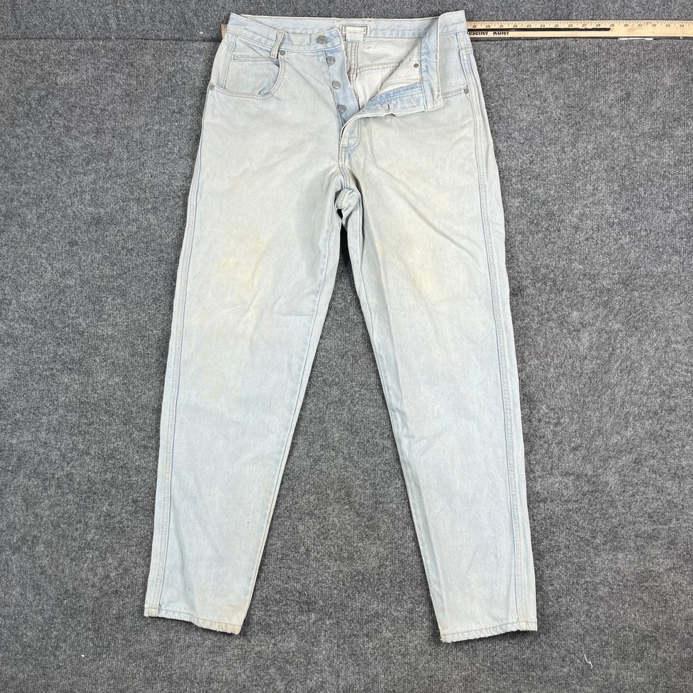 Guess Jeans Womens Size 36 Light Wash USA Vintage High Rise Straight Leg Denim